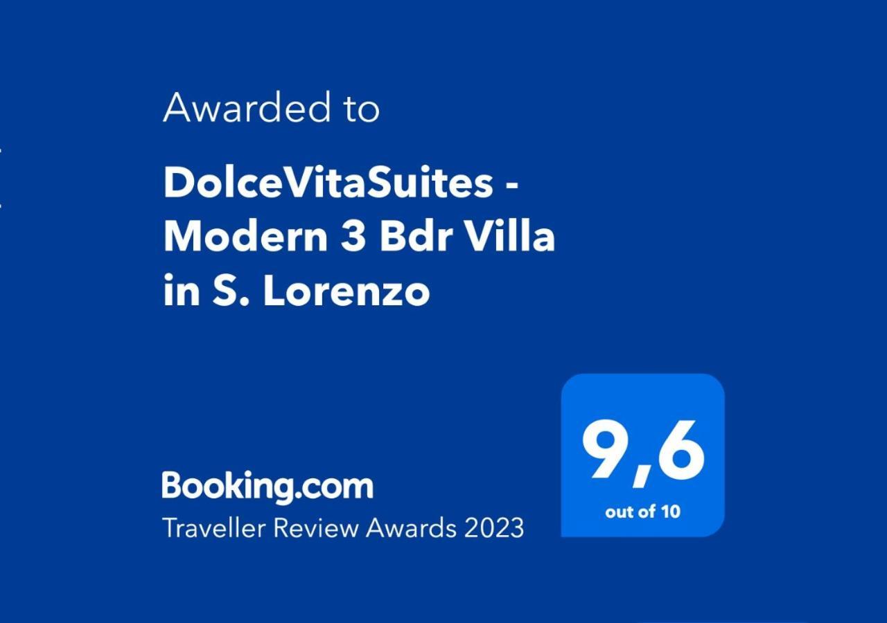 Dolcevitasuites - Modern 3 Bdr Villa In S. Lorenzo ريتاني المظهر الخارجي الصورة